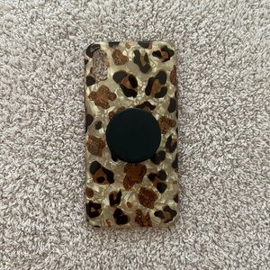 Leopard iPhone Xs Phone Case w/ Pop Socket